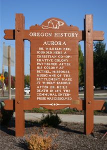Aurora Historical Marker Sign