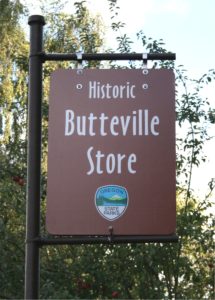 Historic Butteville Store sign