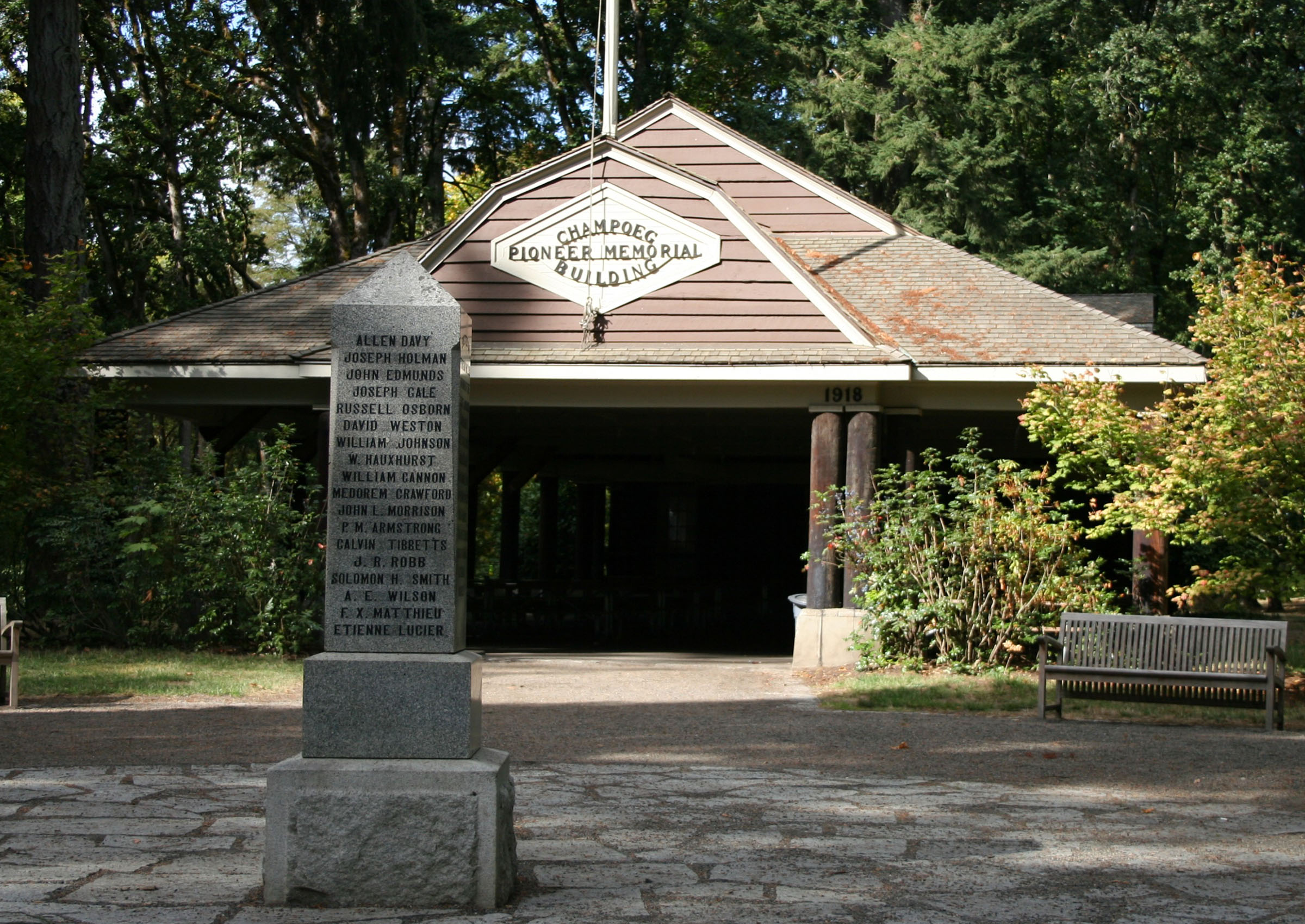 Champoeg Pioneer Memorial Building