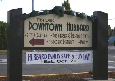 Historic Downtown Hubbard Sign